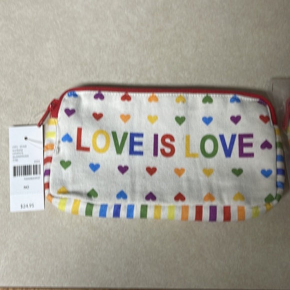 PRIDE LOVE IS LOVE ZIP POUCH - Picture 3 of 4